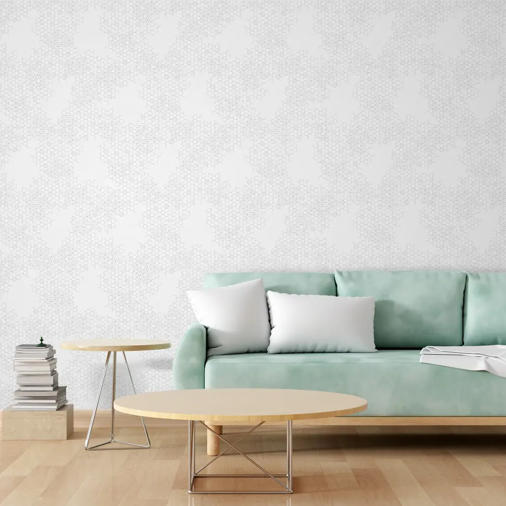 Обои флизелиновые Erismann Opus белые 1.06 м ЭР60365-01 STLM-2072250 - Вид №2