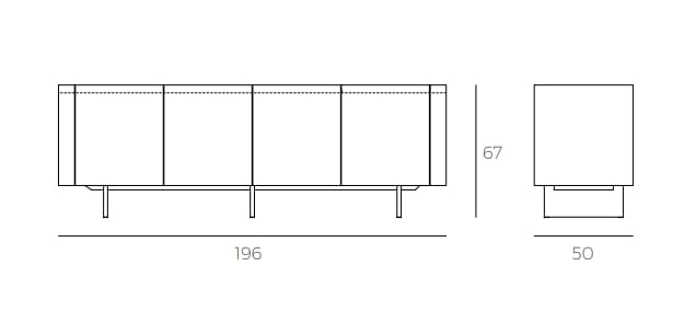 Деревянный шкаф с распашными дверями Guzzini & Fontana LOVIE ARCH-00039049 - Вид №4