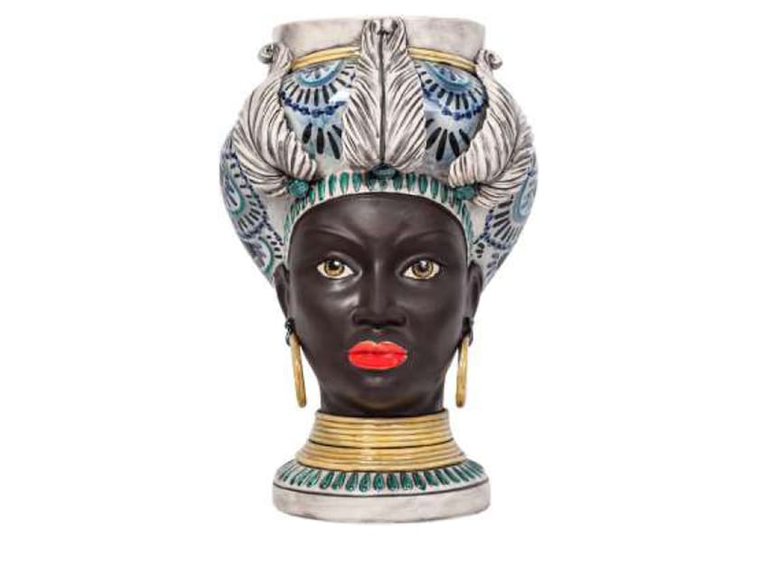 Терракотовая голова Мавра Mosche Bianche головы Моро ARCH-00011763