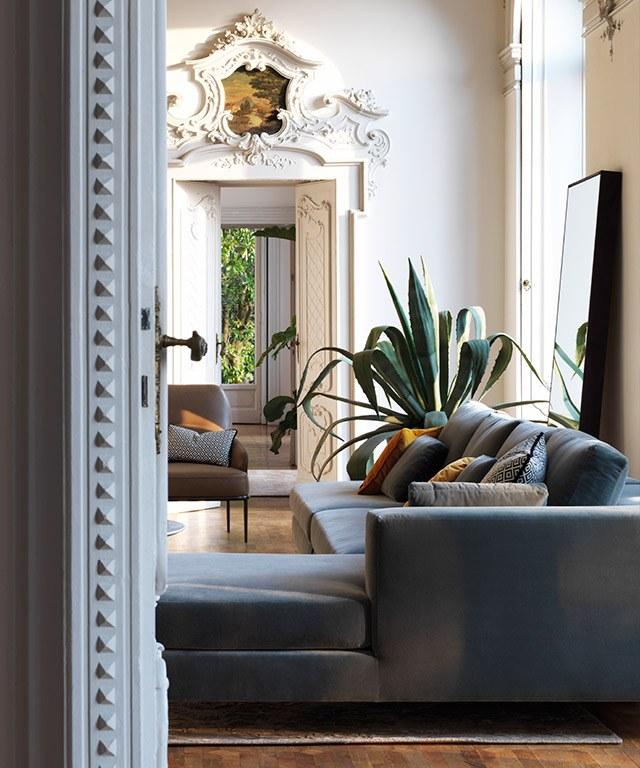 OAK Модульный тканевый диван с шезлонгом Milano collection Sc5080 - Вид №5