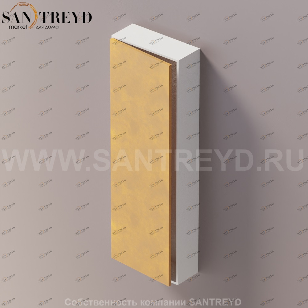 LIFT Модульный шкаф 120 см с левой дверью на доводчиках. Модули могут располагаться горизонтально и вертикально. Отделка: белая краска и натуральная кожа. AMOB054NALZSX Agape