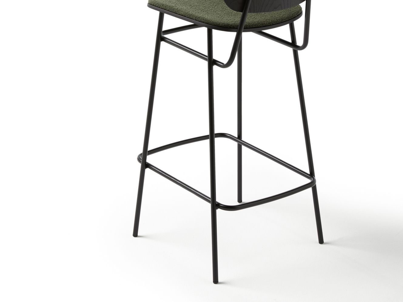 Высокий табурет с мягкой подкладкой из ясеня Blasco&Vila Fosca ARCH-00070708 - Вид №9