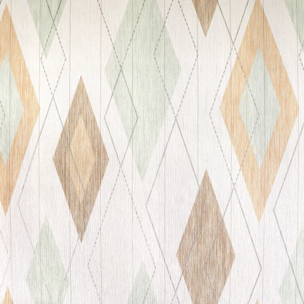 ELYSIUM Флизелиновые обои Ромбы с геометрическим узором 89346591 STLM-0821456 - Вид №1