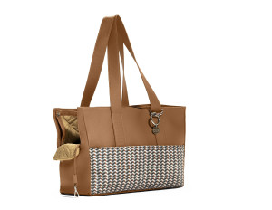 Кожаная переноска для собак