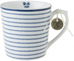 Кружка LAURA ASHLEY Candy Stripe, 350 мл