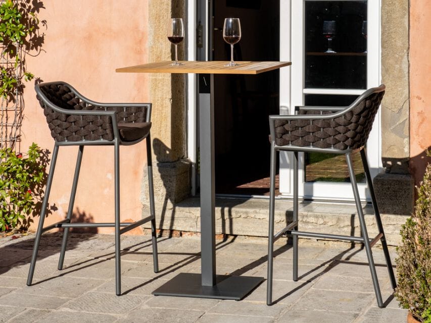 Высокий квадратный садовый стол DRIGANI плоская поверхность ARCH-00032488