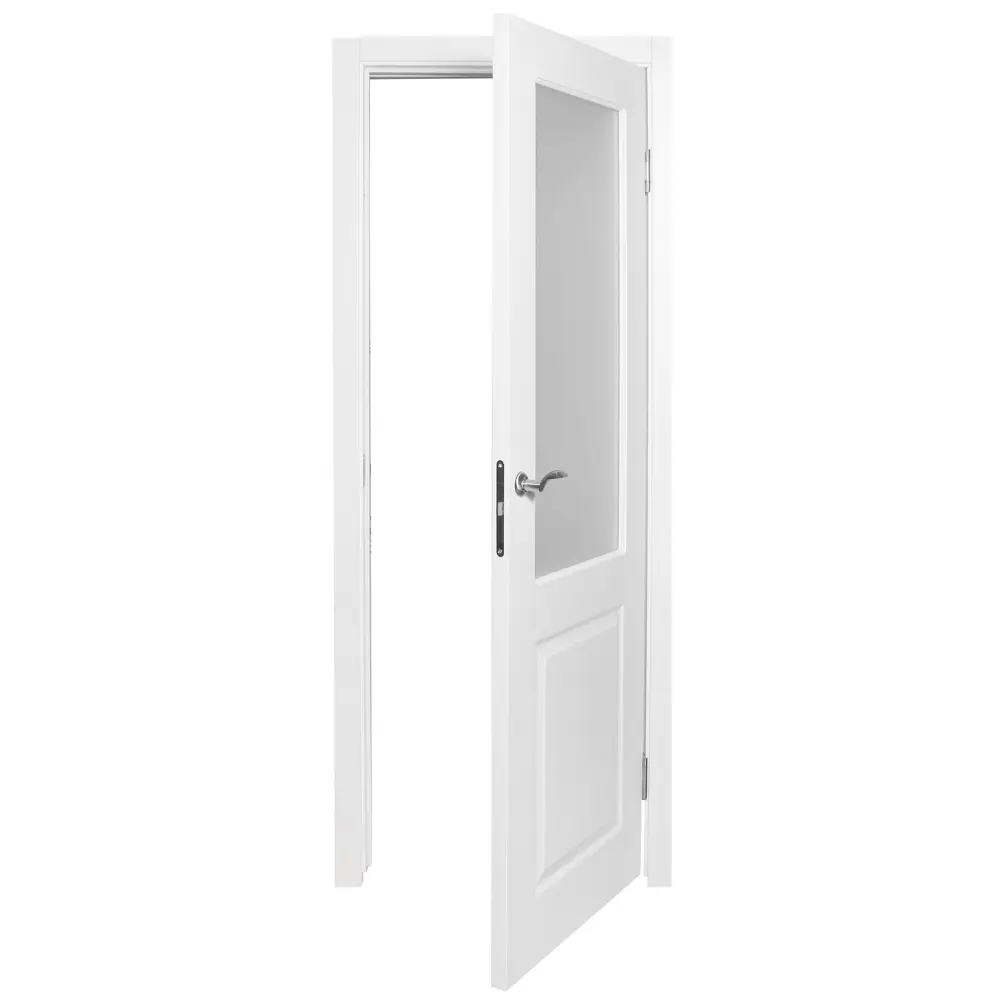 Дверь межкомнатная остеклённая Австралия 60x200 см цвет белый BELWOODDOORS STLM-2170834 - Вид №2