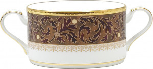 92948 Noritake Чашка суповая Noritake "Ксавьер,золотой кант" 210мл Фарфор костяной