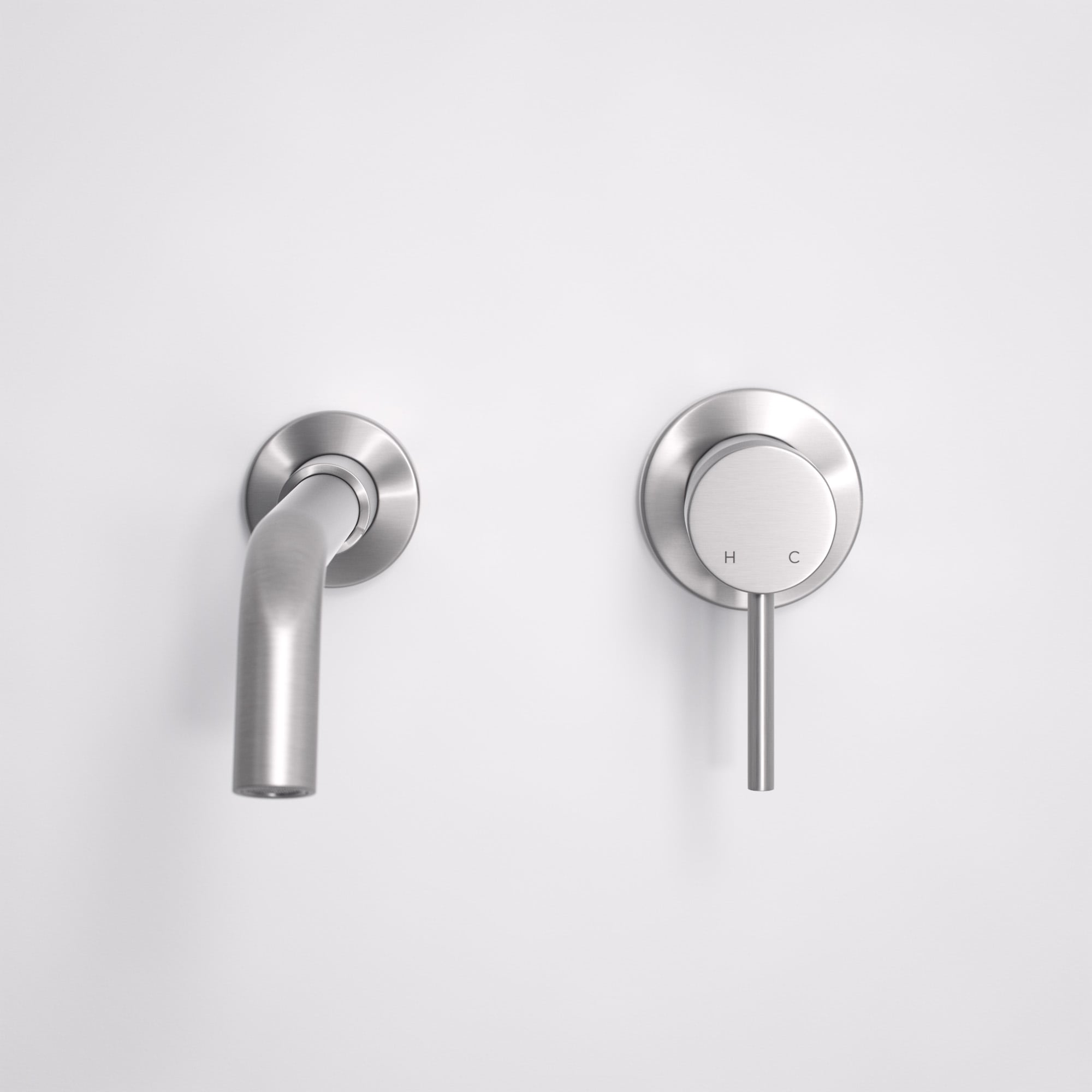 Однорычажный настенный смеситель для раковины с 2 отверстиями LUSSO Luxe ARCH-00103682 - Вид №8