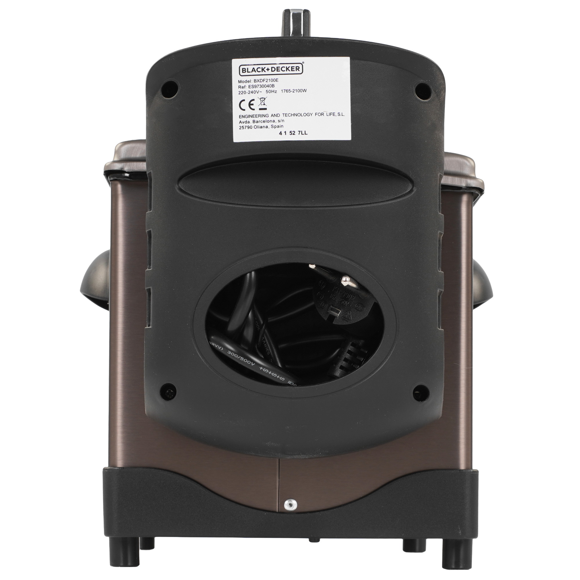 9918779 Фритюрница Black+Decker BXDF2100E бежевый STDN-0024967 - Вид №5