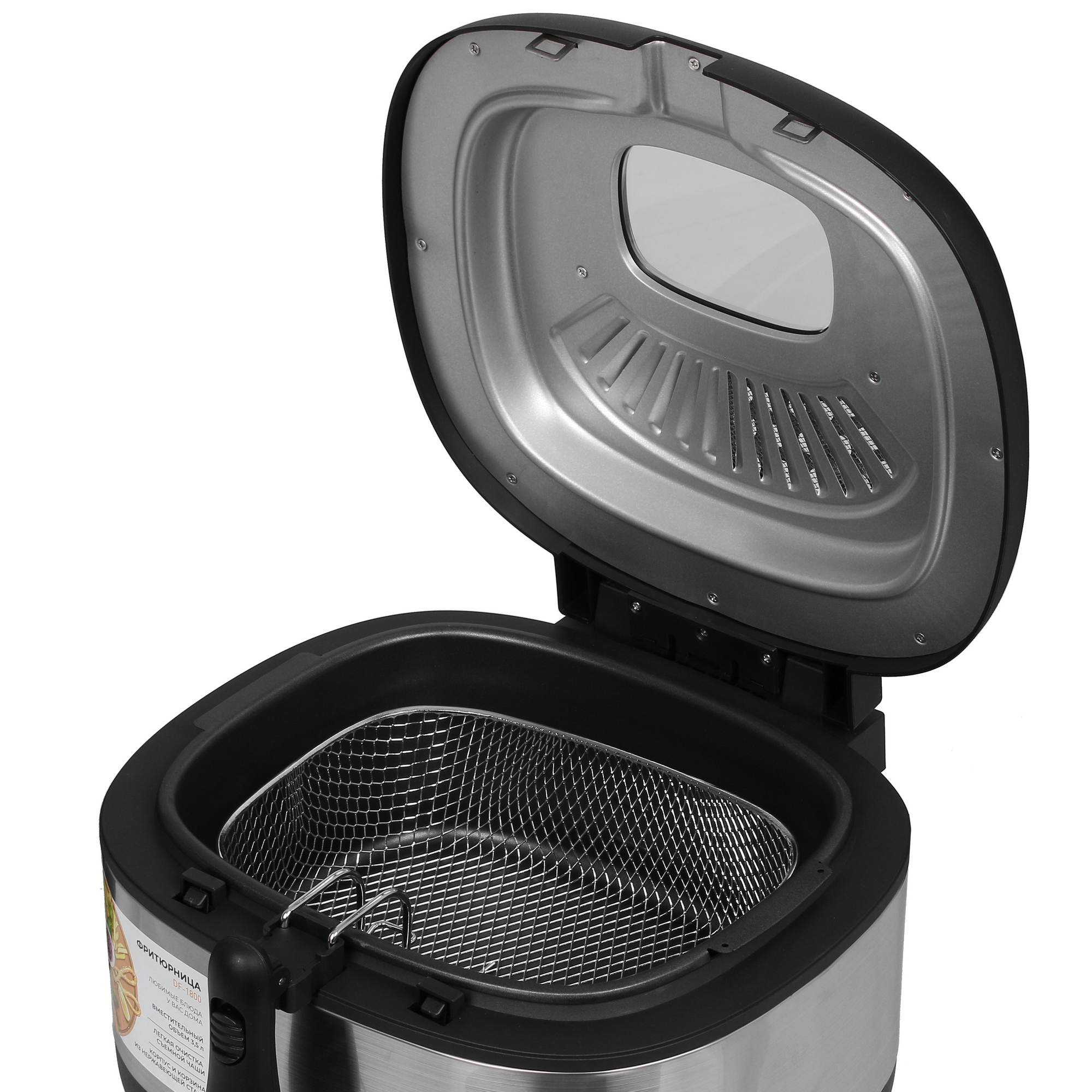 5418068 Фритюрница DEXP DF-1800 серебристый STDN-0134376 - Вид №4