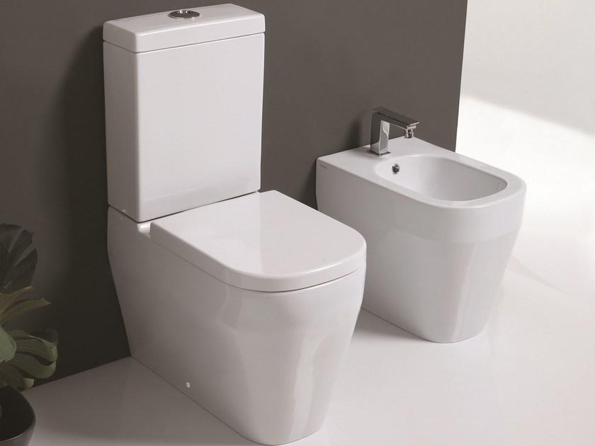 Tue130301+tue71pf101 Компакт унитаз с бачком Белый Olympia Ceramica TUTTO EVO Италия - Вид №1