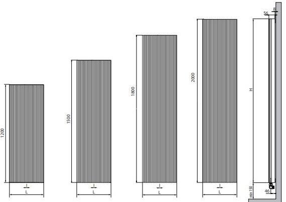 Caleido Алюминиевый декоративный радиатор Design Fmri12290…. - Вид №6