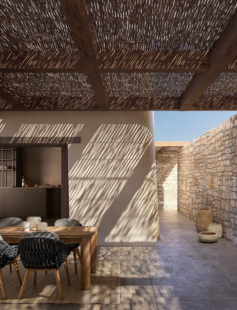 Веревочный садовый стул со встроенной подушкой BIZZOTTO Tamires ARCH-00070128 - Вид №3