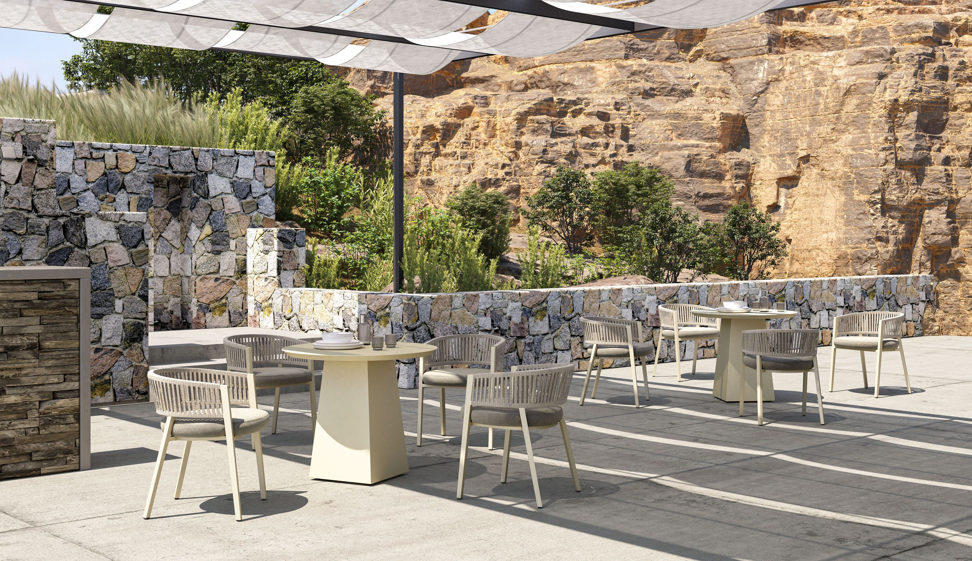 Круглый садовый стол VINEKO Mia ARCH-00059974 - Вид №6