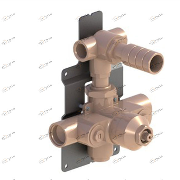 92.593 Корпус встроенного термостата 92593 с краном / переключателем HORUS Range Ascott 