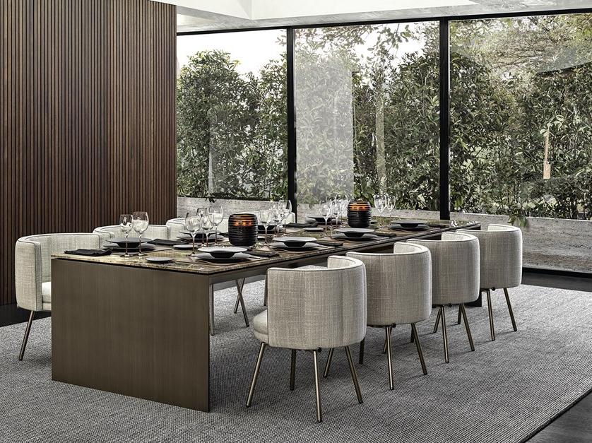 Minotti Прямоугольный мраморный стол Linha sun-id-1344958 - Вид №2