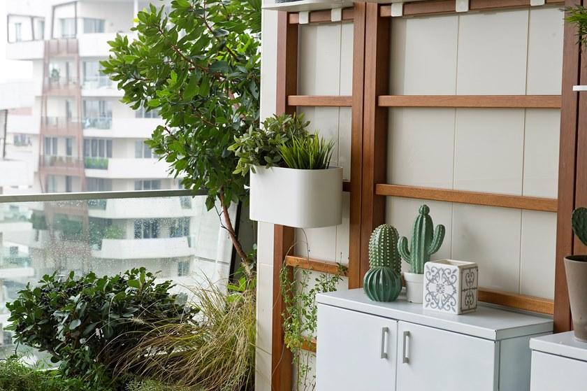 Unopiù Вертикальная зеленая решетка Iroko  Ubsca37  - Вид №3