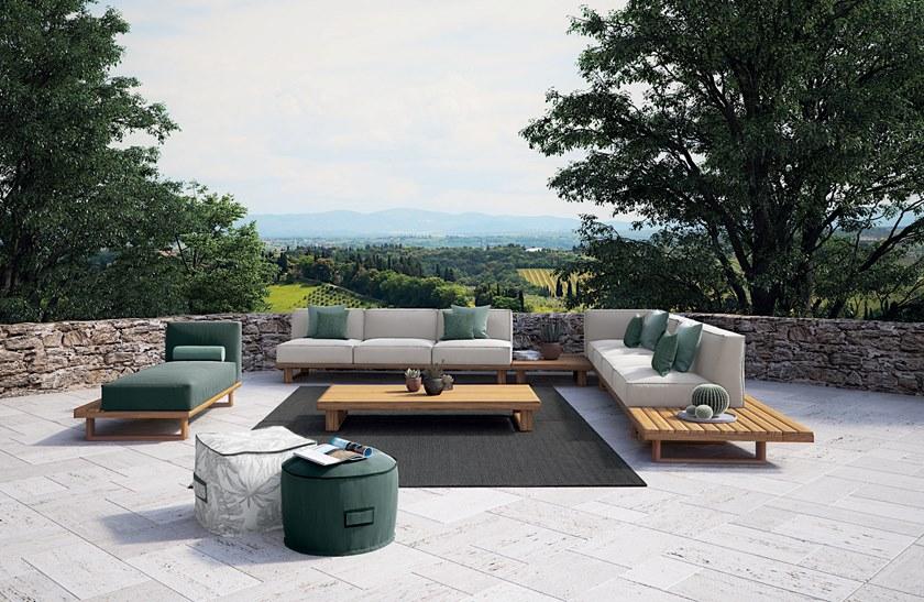 Atmosphera Садовое кресло из тика и ткани 9.zero 9.0.m1.mc - Вид №3