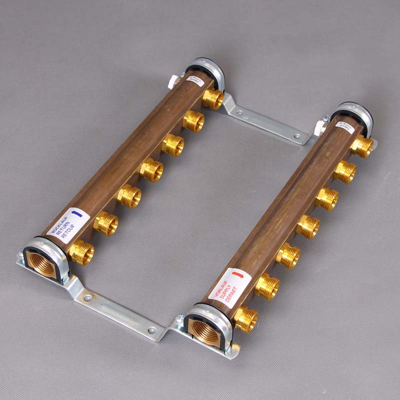 Нерегулируемая коллекторная группа HKV/A WATTS Ind 1"x3/4"ЕК 7 выходов 10004548 - Вид №2