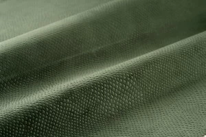 COLORISTICA Ткань мебельная  Микровелюр  NEWGatsby Изумрудный / изумрудный