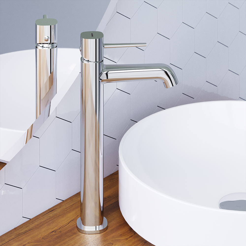 860220000 смеситель для умывальника высокий Damixa Sirius