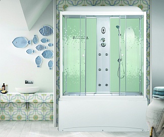 Душевая кабина NG-3150 (1500 x 700 x 2200) Santreyd NG-3150-01