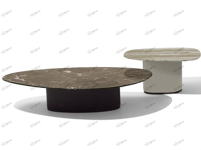 Giorgetti Журнальный столик из мрамора Galet sun-id-1480842