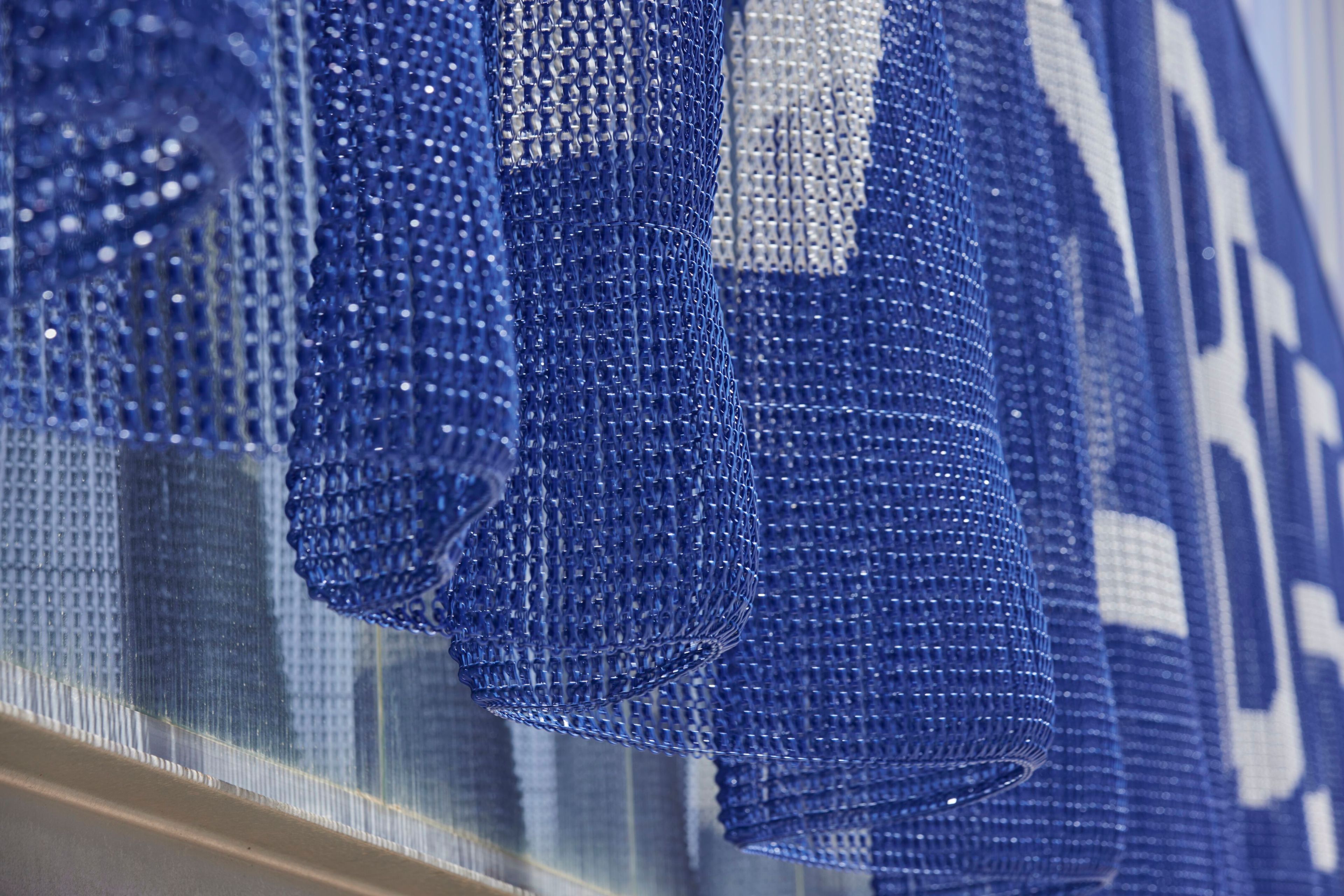 Фасадные ограждения из алюминиевых цепей Kriskadecor CLADDING ORITIA & BOREAS KINETIC FACADE ARCH-00047712 - Вид №1