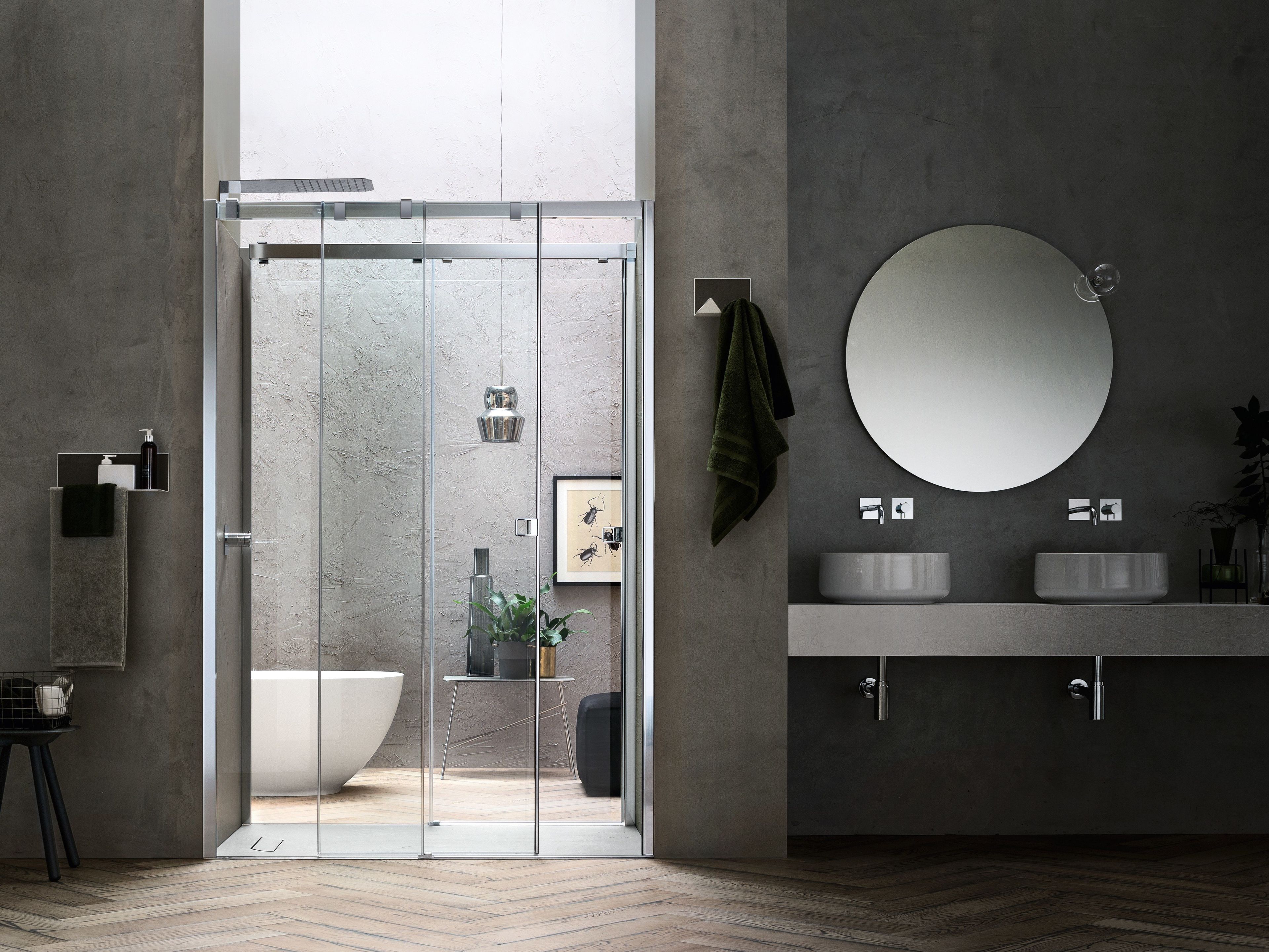 Нишевая душевая кабина с раздвижной дверью ARBLU ARCH-00071296