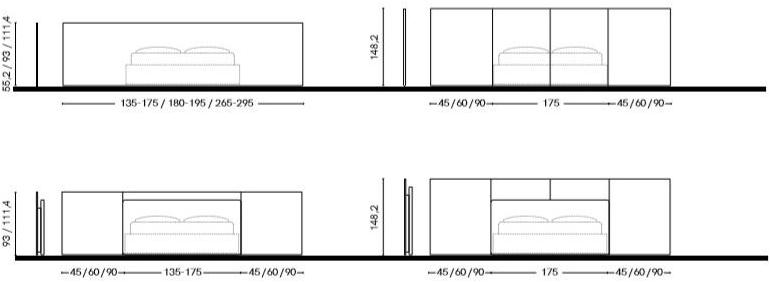 Zalf Обитое тканью изголовье со встроенной подсветкой sun-id-1493718 - Вид №3