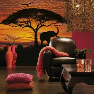 4-501-African-Sunset Фотообои Komar Scenics Edition 2 2.70х1.94 м