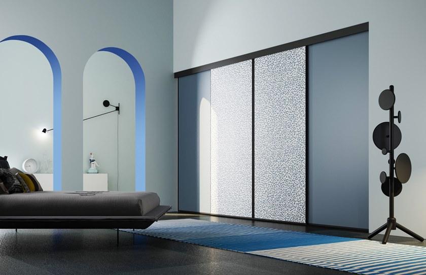 De Rosso Гардеробная со сверхлегкими раздвижными дверцами на заказ Aliante system sun-id-1402329 - Вид №24