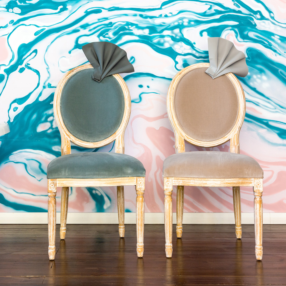 3113016 Стул «Луи / Морской песок» (бархат, лесной орех) Object Desire  - Вид №4