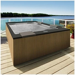 Бассейн Gruppo Treesse Muse Plus-V212I-PL-C прямоугольный встроенный черный