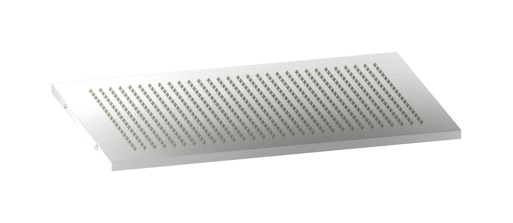 полувстраиваемая душевая лейка с дождевой струей WE ARE IB av520ss Brushed Nickel Aqua