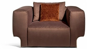 Visionnaire Кресло с обивкой из ткани с подлокотниками Douglas