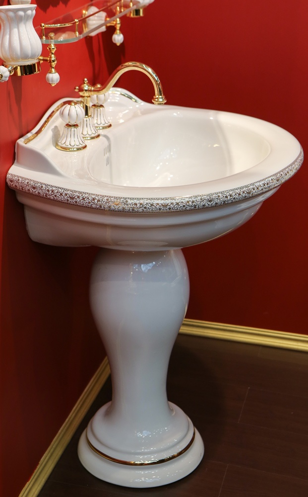 ML.MLD-25.773.BI Подвесная раковина настенная круглая Migliore  белая  - Вид №4