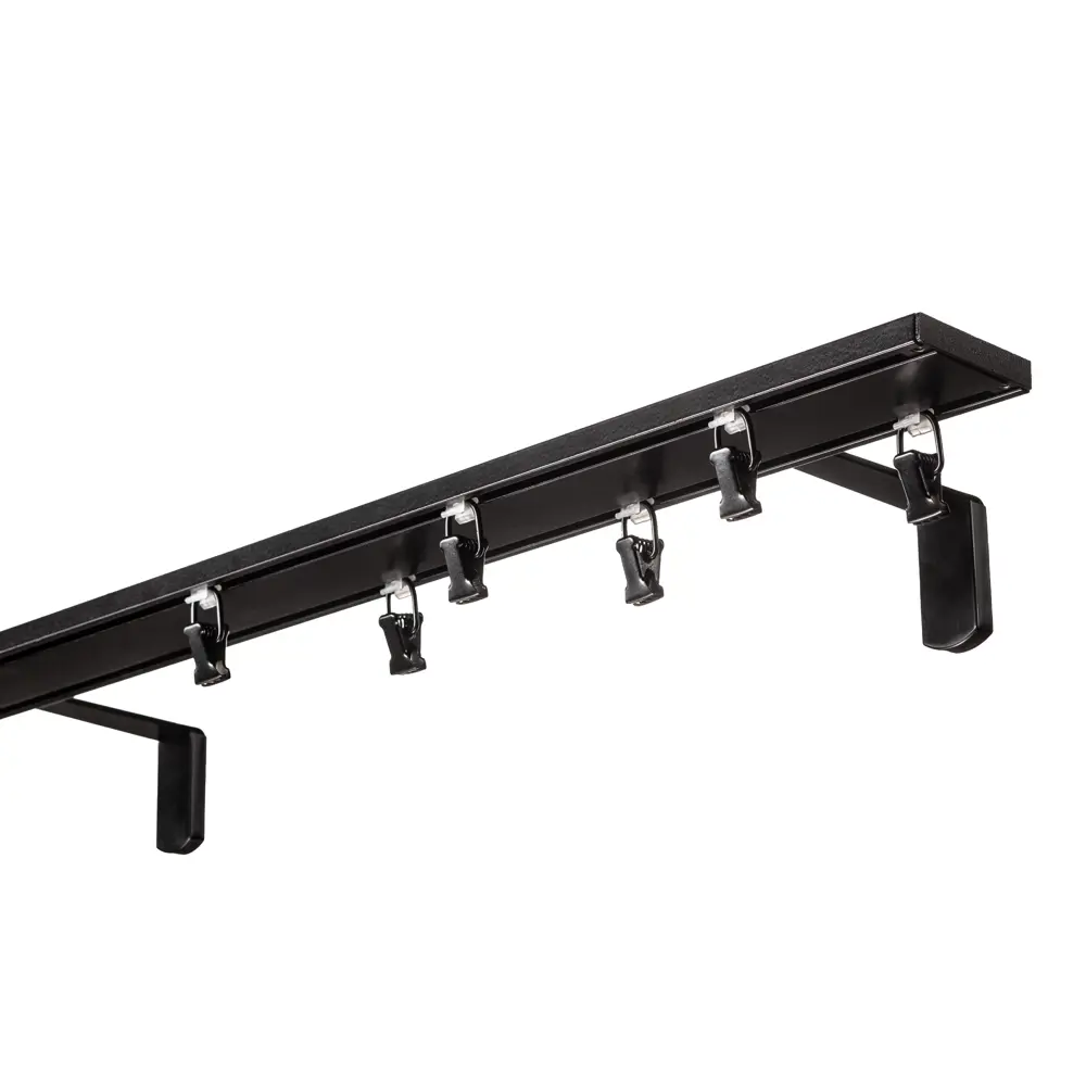 Крючок-зажим для штор Арт-декор Atlant 2 см цвет черный 10 шт STLM-2151035 - Вид №2