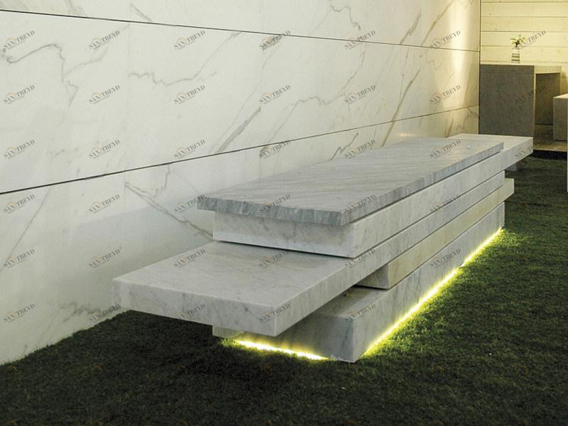 FranchiUmbertoMarmi Мраморная скамья без спинки sun-id-1399160