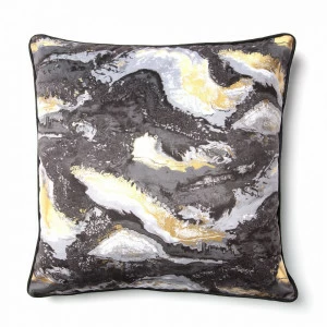 Чехол на подушку Bethel cushion velvet от La Forma LA FORMA АБСТРАКТНЫЕ 321495 Серый