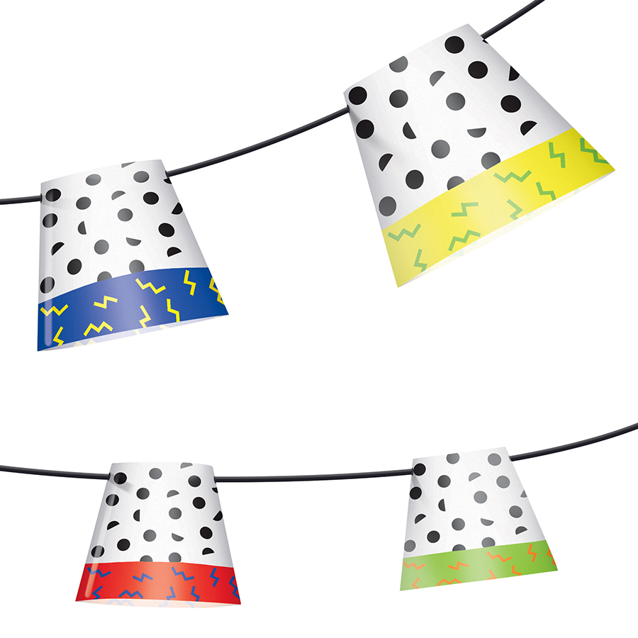 Гирлянда праздничная Рarty Рolonaise, узор La macarena Fatboy 100288 - Вид №1