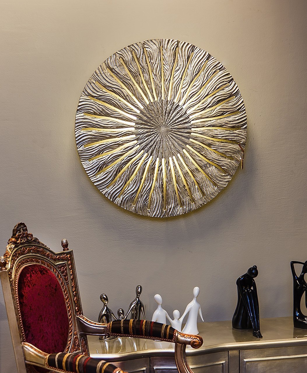 Панно декоративное серебро INCIPIENT IN SHAPE INCIPIENT 00-3860084 Серый  - Вид №4