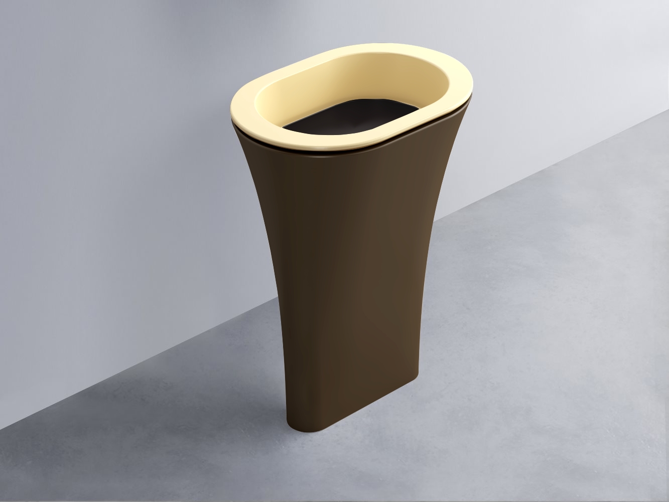 AMLA65-CN+AMPILO-LV+AMCOLO-CA Раковина Amedeo Ovale отдельностоящая cielo Enjoy + Amedeo Ceramica Cielo