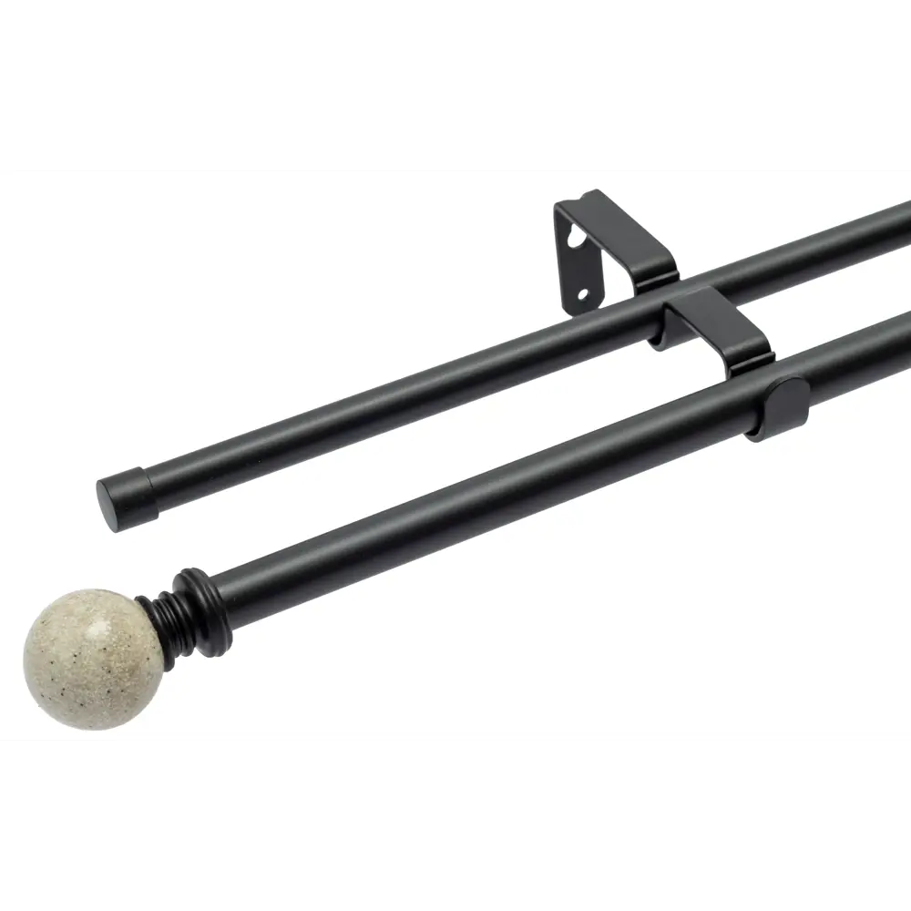 Двухрядный карниз HB-CR001 для двойных штор 160-300 см 89402589 Santreyd STLM-1583636