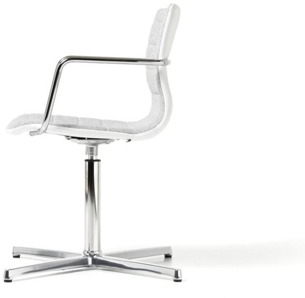 Diemme 4-спицевый тканевый стул с подлокотниками для залов ожидания Miss sun-id-1419359 - Вид №2