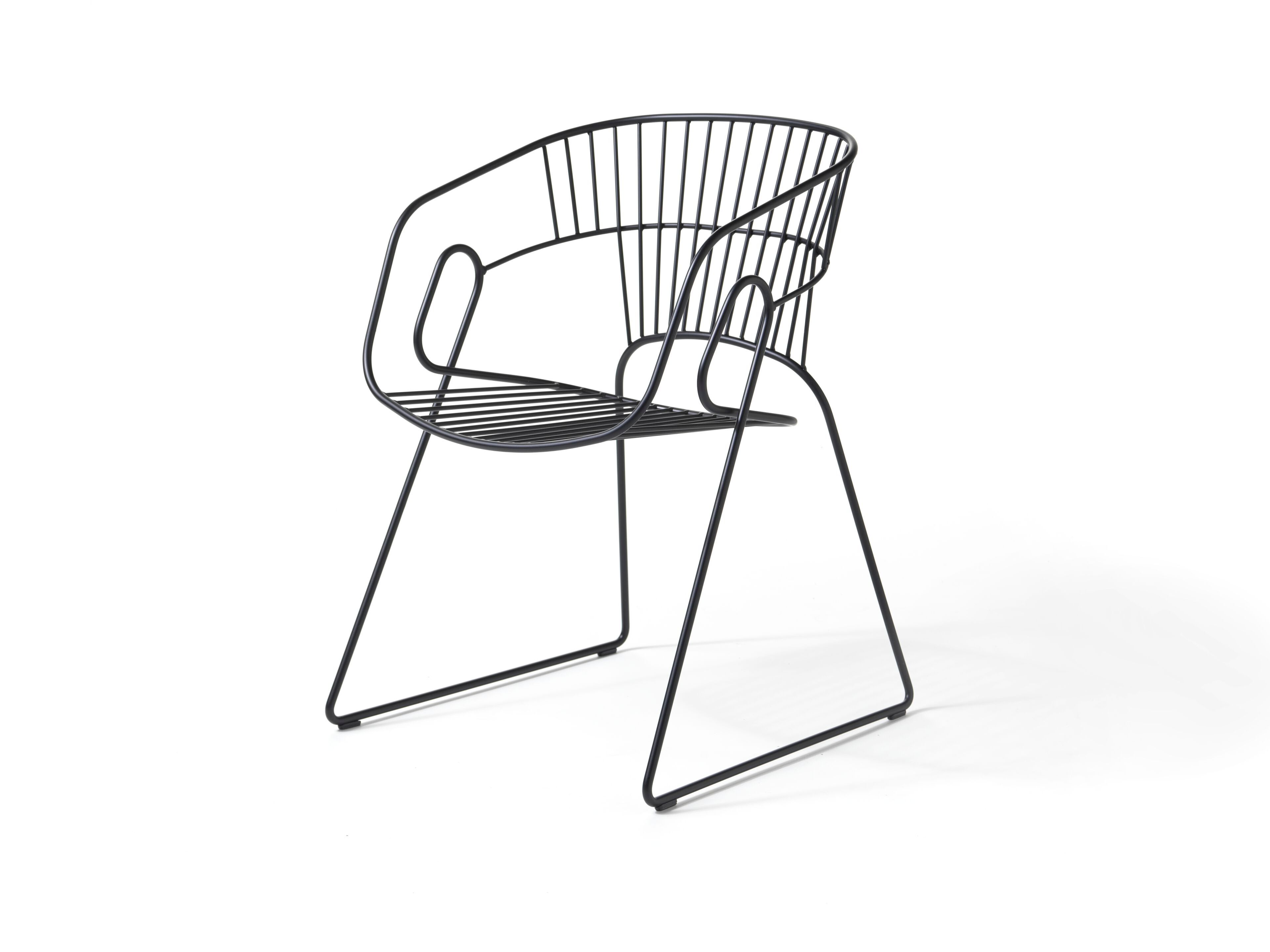 Стальной стул с подлокотниками SITIA JAPAN ARCH-00091205