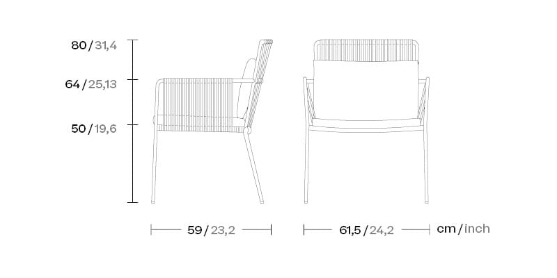 Штабелируемый садовый стул Kettal ARCH-00036161 - Вид №7