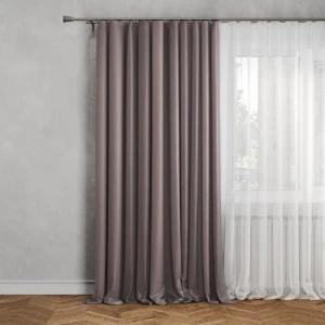 Штора блэкаут Столица текстиля Bordeaux с лентой для элегантной драпировки 88039134