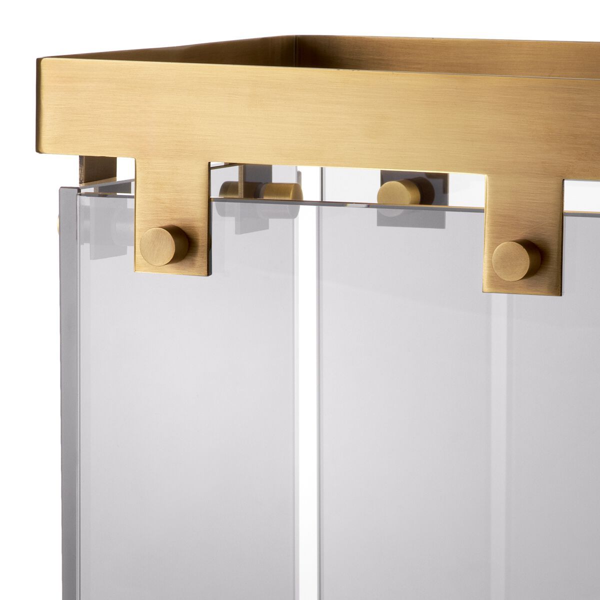 Стеклянные и латунные подсвечники Eichholtz ураган ARCH-00037433 - Вид №1